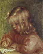 Pierre Renoir Coco Drawing oil painting on canvas